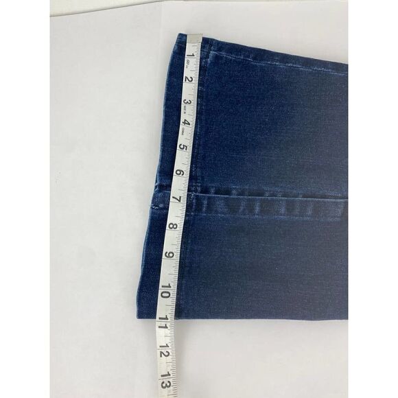 NWT J Brand High-Rise Darted Flare Split Hem Jeans Civility Blue - Size 25 - Picture 4 of 11